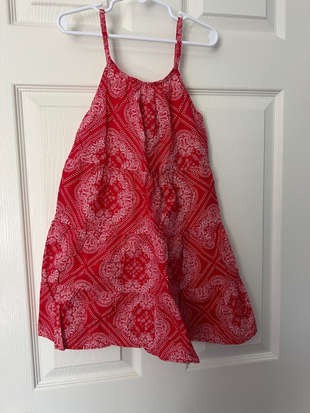 OshKosh B'gosh Red Paisley Print Sundress
